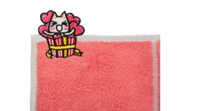 どこでもいっしょ 刺繍ワッペンハンドタオル Gallery Image 2