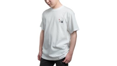 どこでもいっしょ ワンポイント刺繍Tシャツ(トロクロ) ホワイト Gallery Image 5
