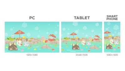 どこでもいっしょ 壁紙セット カレンダー22柄 Playstation
