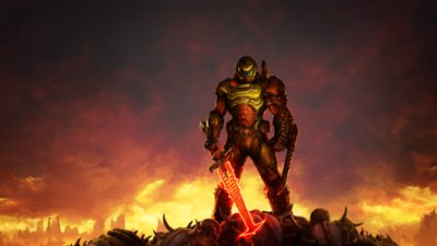 DOOM Eternal ヒーローアートワーク