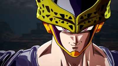 لعبة ‏!‏Dragon Ball: Sparking لقطة شاشة من لعبة Zero تعرض شخصية Cell