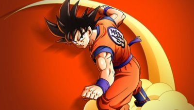 Anime Drawing of Goku from Dragon Ball Editorial Stock Photo