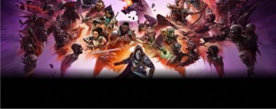 Dragon Age: The Veilguard l key art showing characters facing a giant dragon.