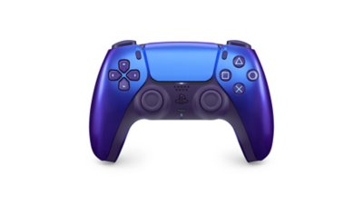 Chroma Indigo DualSense controller face on