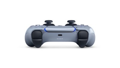 Ansicht von oben: DualSense Wireless-Controller in Sterling Silver