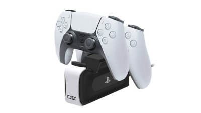 DualSense ワイヤレスコントローラー専用充電スタンド ダブル for PlayStation 5 Gallery Image 1