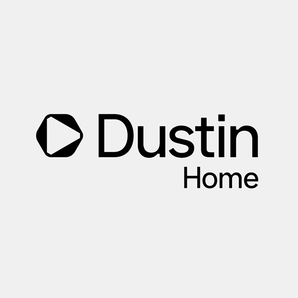 dustin home retailer logo