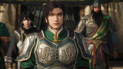 Dynasty Warriors: Origins screenshot showing the character Liu