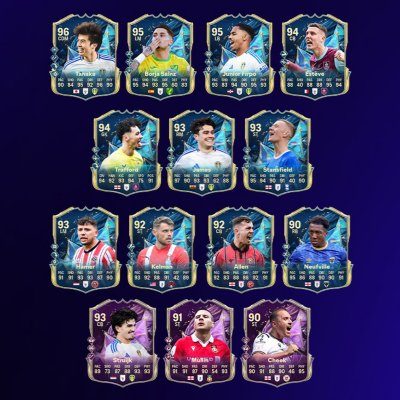 Artwork showing the English Football League Team of the Season - Slide 2