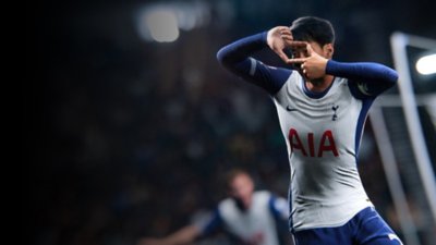 Notas do patch de EA SPORTS FC™ 25 — arte promocional mostrando o jogador Son Heung-min, do Tottenham Hotspur