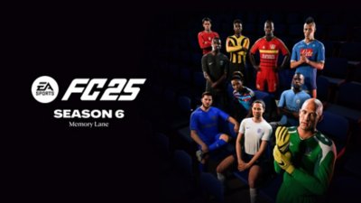 EA SPORTS FC 25 Season 6 artwork featuring several male and female players