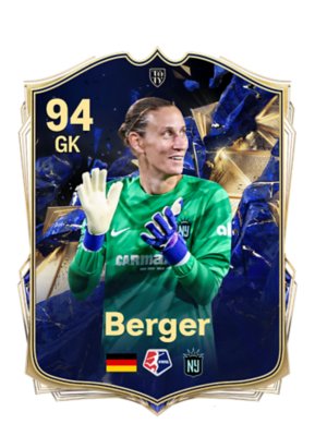 Image showing a TOTY player pick - Ann-Katrin Berger applauding