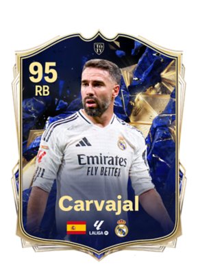 Image showing a TOTY player pick - Dani Carvajal in a Real Madrid strip