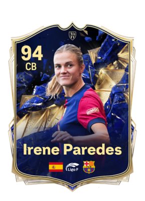 Image showing a TOTY player pick - Irene Paredes in a Barcelona strip