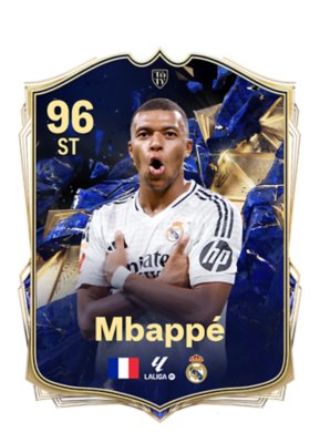 Image showing a TOTY player pick - Kylian Mbappe with his arms crossed