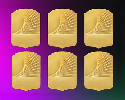 EA SPORTS FC 26 アート 選手のレートが書かれている空白のカード