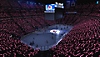 EA Sports NHL 23 - captura de tela de times fazendo aquecimento.