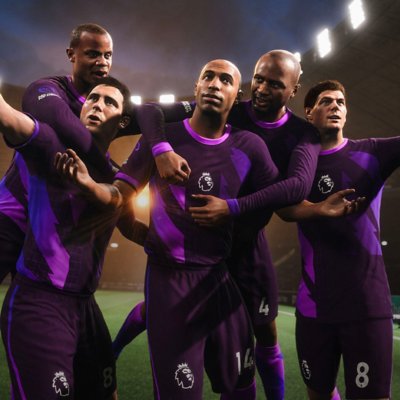 Arte de EA SPORTS FC 26 que muestra una selección de jugadores clásicos