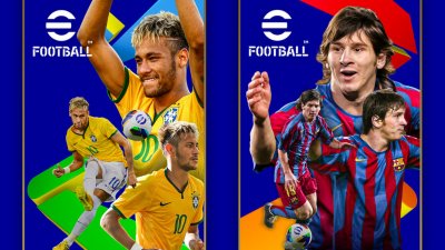 eFootball – Ambassador Edition-Key-Art mit Neymar Jr. und Messi