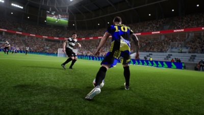 eFootball screenshot showing Leo Messi in action