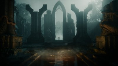 The Elder Scrolls Online - Gold Road - σκηνή από CGI τρέιλερ που απεικονίζει ένα τρομακτικό περιβάλλον