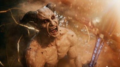 The Elder Scrolls Online - Gold Road - CGI trailer still showing a demonic being