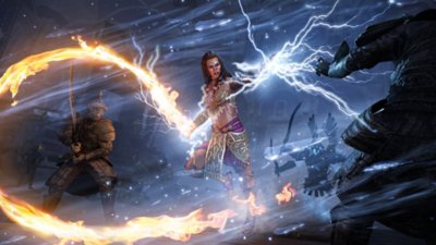 The Elder Scrolls Online screenshot showing a character using magic