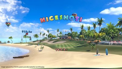 снимок экрана из Everybody's Golf VR