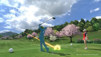 capture d'écran everybody's golf vr