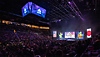 Le stade d'EVO avec son jumbotron et son écran géant