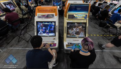 EVO two players on arcade