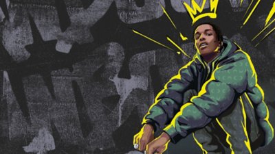 《極速快感：桀驁不馴》螢幕截圖顯示A$AP Rocky