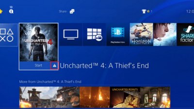 PS4インストール場所のエラーメッセージ