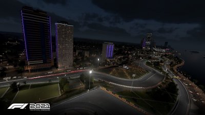 F1 2021 Jeddah pisti ekran görüntüsü