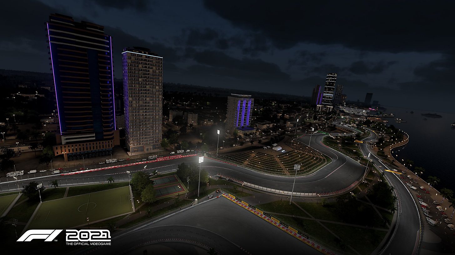 F1 2021 - Capture d'écran Circuit de Djeddah