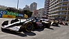 《F1 23》截屏：阿尔卑车队的 F1 赛车在赛道上疾驰