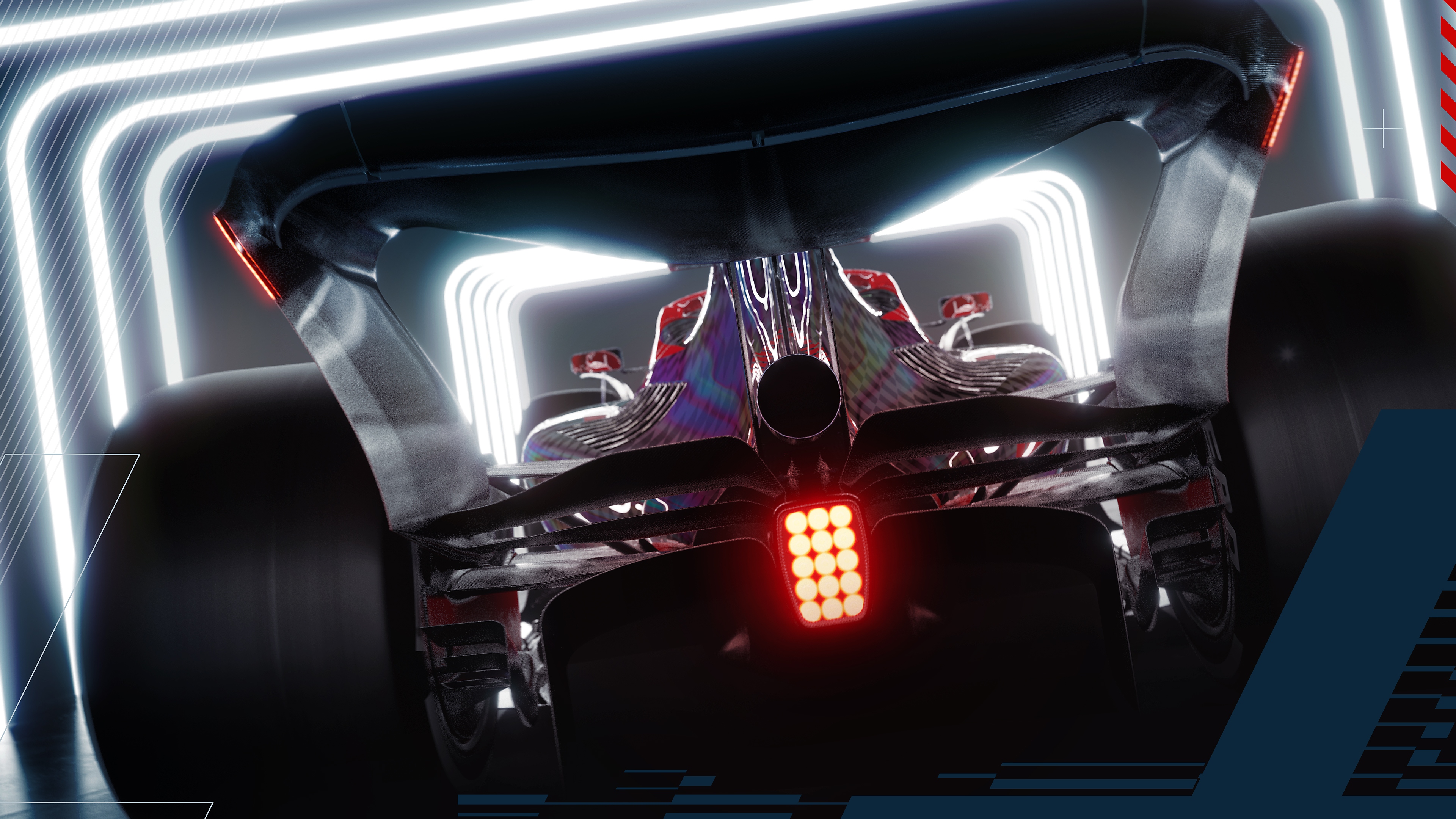 F1 22-screenshot met een F1-wagen
