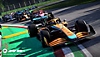 F1 22 - captura de tela mostrando uma McLaren