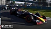 F1 22-skærmbillede med en Red Bull Racing-bil