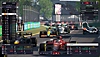 F1 manager 2022 – snímek obrazovky s probíhajícím závodem