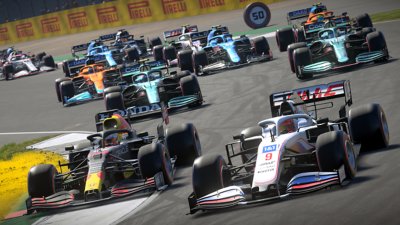 F1 2021 game ekran görüntüsü