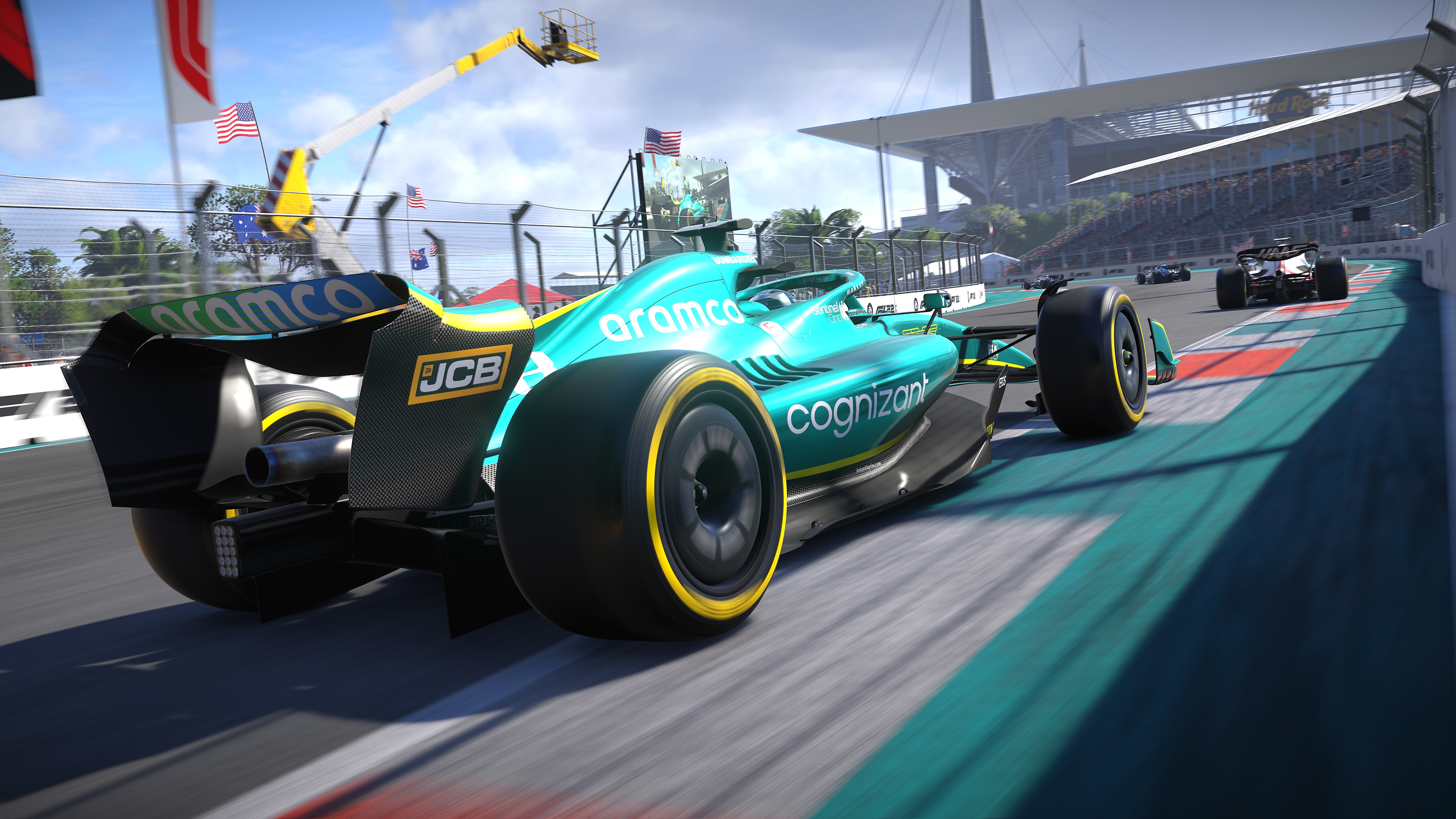 Snimka zaslona iz igre F1 22 koja prikazuje Aston Martin