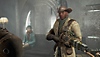 لقطة شاشة من Fallout 4 تُظهر Preston Garvey من ميليشيات Commonwealth.