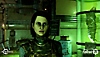 Fallout 76 – kuvakaappaus hahmosta laboratorioympäristössä.