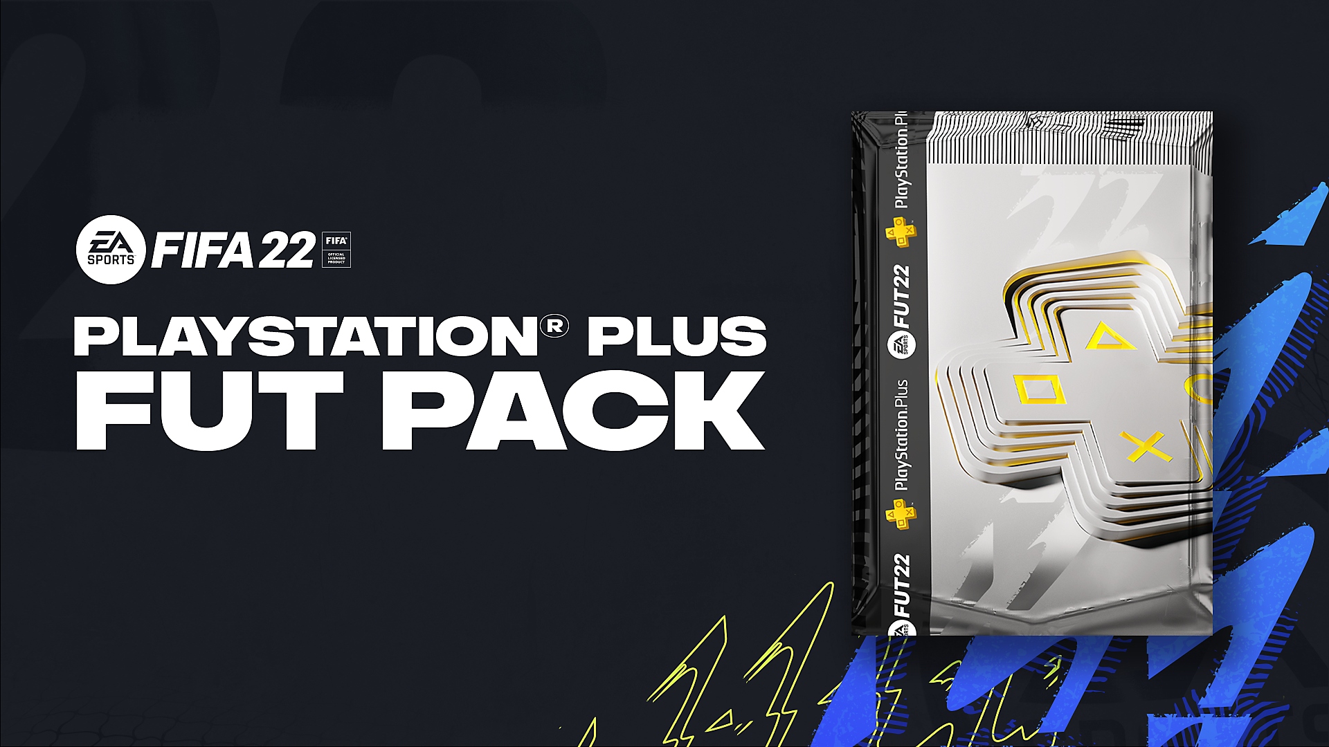 Key-art van PlayStation Plus FIFA Ultimate Team-pack