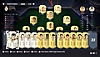 Captura de pantalla de iconos y héroes de FIFA Ultimate Team