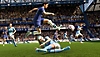 EA Sports FIFA 23 skærmbillede, der viser gameplay i klubfodbold for kvinder