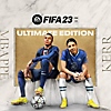 Fifa 23 ultimate edition art showing 2 players