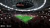 EA Sports FIFA 23 World Cup – snímek obrazovky s fotbalovým stadionem zobrazeným z jiného úhlu
