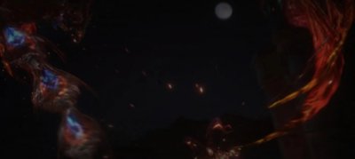 Final Fantasy XVI background image showing a glimpse of the Phoenix Eikon.